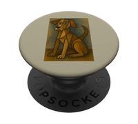 Arte - Perro Picasso PopSockets PopGrip Adhesivo