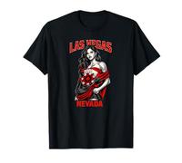 Arte Pin-Up de Las Vegas Nevada Camiseta