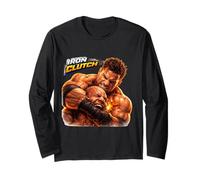 Arte poderoso de Iron Clutch Wrestling Manga Larga