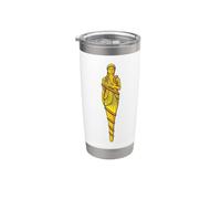 Arte Pop Athena Mitología Odisea Diosa Medio tono Vaso térmico de acero inoxidable de doble pared