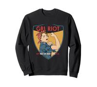 Arte pop retro de GRL RIOT Empowerment Sudadera