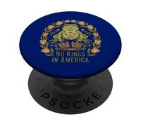 Arte Popular de No Kings In America Frog Cottagecore PopSockets PopGrip Adhesivo