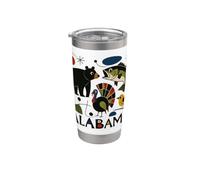 Arte popular de Sweet Home Alabama Vaso térmico de acero inoxidable de doble pared