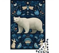 Arte Popular Encantador, Osos Elegantes Rompecabezas para Adultos || 38x26cm/1000pcs Juegos Educativos De Decoración del Hogar