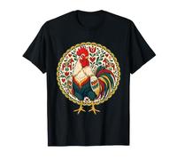 Arte Popular escandinavo - Gallo Camiseta