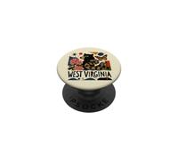 Arte Popular Salvaje y Maravilloso de Virginia Occidental PopSockets PopGrip Adhesivo