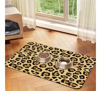 Arte Popular Sueco Caballo Dala Daleclarian,Tapete Impermeable para Comida de Mascotas, manteles Individuales para Comida y Agua para Perros y Gatos, tapetes de Cuero sintético para Comida.,40x60cm