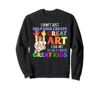 Arte Profesor Aula Grandes Niños Arte Educación Cita Diseño Sudadera