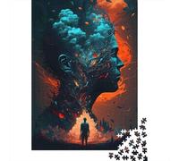 Arte psicológico del Horror 1000 Piezas Papel Ecológico Paquete De Rompecabezas para Adultos Niños Divertido Y Desafiante Juego 52x38cm/1000pcs