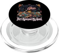 Arte Rescatado Mi Alma Arte Cristiano Terapia Artista Religioso PopSockets PopGrip para MagSafe