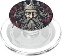 Arte Retrato de Shakespeare King Lear PopSockets PopGrip para MagSafe