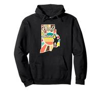 Arte Retro Colorido de Orgullo de Rhode Island Sudadera con Capucha