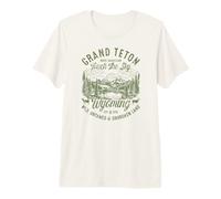 Arte Retro de la Naturaleza de la Vida Silvestre de la Camiseta Premium