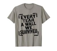 Arte Retro Envejecido de Every Tear A Wall We Survived Camiseta