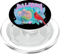 Arte Retro pirateado del Horizonte del Cardinal Capitolio de Raleigh PopSockets PopGrip para MagSafe