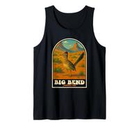Arte Roadrunner de Texas en el Parque Nacional Big Bend Camiseta sin Mangas