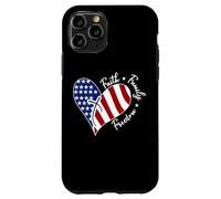 Arte rupestre de Jesús, Cross Heart America, El Señor es mi, en la parte posterior Carcasa para iPhone 11 Pro