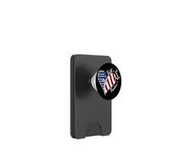 Arte rupestre de Jesús, Cross Heart America, El Señor es mi, en la parte posterior PopSockets PopWallet para MagSafe