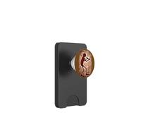 Arte rupestre de Kokopelli PopSockets PopWallet para MagSafe