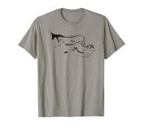 Arte rupestre de la Edad de Piedra de un buey y caballo de Lascaux Camiseta