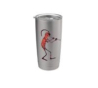 Arte rupestre original de Kokopelli Vaso térmico de acero inoxidable de doble pared