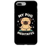 Arte temático de Perro Lindo My Pug Meditates Carcasa para iPhone 7 Plus/8 Plus