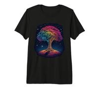 Arte temático del Hombre Espacial del árbol de la Vida Camiseta Premium