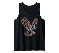Arte tribal indio búho nativo americano Camiseta sin Mangas
