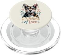 Arte Tributo a Sweet Dog de Toda una Vida de Amor PopSockets PopGrip para MagSafe
