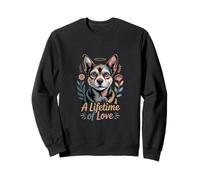 Arte Tributo a Sweet Dog de Toda una Vida de Amor Sudadera