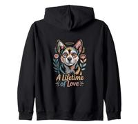 Arte Tributo a Sweet Dog de Toda una Vida de Amor Sudadera con Capucha