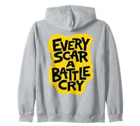 Arte Urbano Amarillo de Every Scar A Battle Cry Sudadera con Capucha