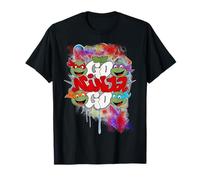 Arte urbano clásico retro Megamix Go Ninja Turtles Graff de TMNT Camiseta
