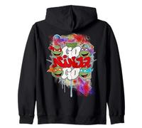 Arte urbano clásico retro Megamix Go Ninja Turtles Graff de TMNT Sudadera con Capucha