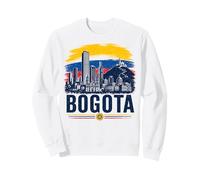 Arte Urbano de la Silueta de Bogotá con Orgullo Colombiano Sudadera
