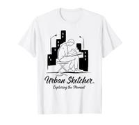 Arte Urbano de Urban Sketcher Camiseta