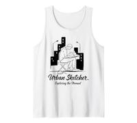 Arte Urbano de Urban Sketcher Camiseta sin Mangas