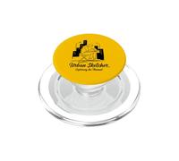 Arte Urbano de Urban Sketcher PopSockets PopGrip para MagSafe