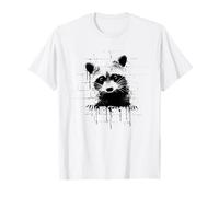 Arte urbano informal Mapache Graffiti Camiseta