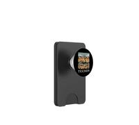Arte Urbano Retro del Horizonte de Tucson, Arizona, montañas del Desierto PopSockets PopWallet para MagSafe