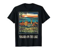 Arte Vintage campestre de Niagara-on-The-Lake Ontario Camiseta