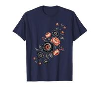 Arte Vintage de Flores Silvestres Bohemio con Flores botánicas prensadas Camiseta