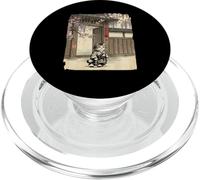 Arte Vintage japonés Sumi-e Samurai de Gato Guay PopSockets PopGrip para MagSafe