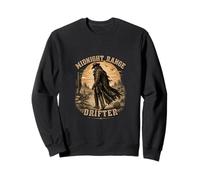 Arte Vintage Midnight Range Drifter Western Cowboy Desert Sudadera