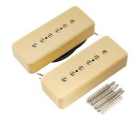 Artec ASA90 Alnico 5 Pastillas P90 Soapbar Single Coil Pickups Set para Guitarra Eléctrica, Crema(Set de 2)