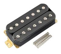 Artec HBA117 Alnico 5 Descubierto Pastilla Humbucker Puente Pickup 18,2K para Guitarra Eléctrica 7 Cuerdas, Negro
