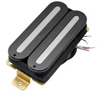 Artec HXTN Super Power Dual Hot Rail Cerámico Pastilla Humbucker Puente 16,8K para Guitarra Eléctrica, Negro