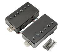 Artec LPA210 Alnico 5 Cubierta Estándar Pastillas Humbucker Pickups Set para Guitarra Eléctrica estilo Les Paul, Negro(Set de 2)