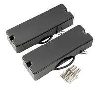 Artec MDC6 Cerámico Bajo Soapbar Pastillas Pickups Set 16K para Eléctrico Bajo 6 Cuerdas, Negro