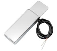 Artec MHFA95 Alnico 5 Estilo Montaje Lateral Pastilla Mini Humbucker Mástil 7,2K para Guitarra Jazz estilo Johnny Smith, Cromado